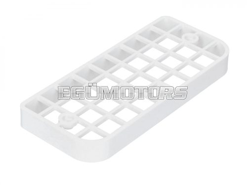 Lamp grille for angular rear light (ABS plastic) white for Piaggio Ciao P/PX