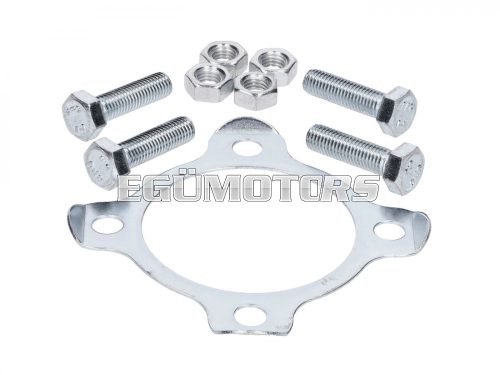 Screw lock with rear sprocket screws for Hercules Prima