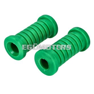   OEM Standard Lábtartó gumiszett hátsó, D=35mm perem =43mm, teljes hossz=91mm, zöld, Simsonhoz