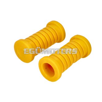 OEM Standard Lábtartó gumi szett, D=22mm, sárga, Simson