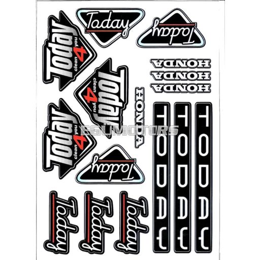 Honda Today matricaszett, A4