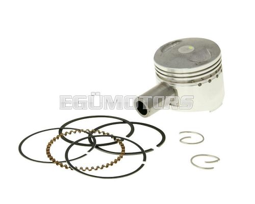 piston set 50cc incl. rings, clips and pin for original cylinder 39mm for GY6 139QMB/QMA