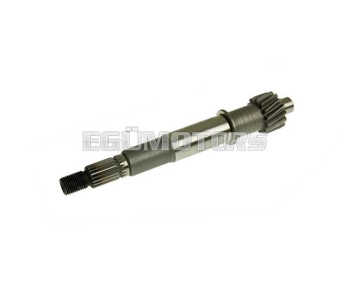 drive shaft clutch side - 15 teeth for GY6 125, 150cc