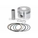 piston set 150cc incl. rings, clips and pin for GY6 150cc 157QMJ