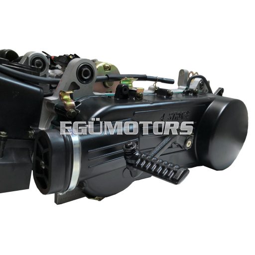 101 Octane komplett motor hosszú változat hátsó dobfékkel, 835 mm-es ékszíjjal, GY6 125cc 152QMI