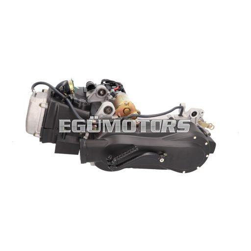 101 Octane komplett motor rövid blokkos, hátsó dobfékkel, 743 mm-es ékszíjjal, GY6 125cc 4-ütemű 152QMI motorokhoz