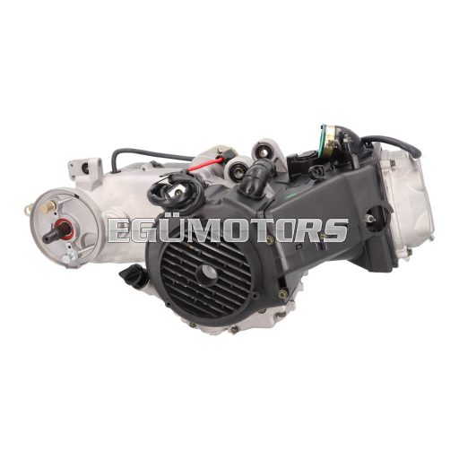 101 Octane komplett motor rövid blokkos, hátsó dobfékkel, 743 mm-es ékszíjjal, GY6 125cc 4-ütemű 152QMI motorokhoz