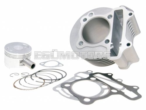 cylinder kit 150cc 57.4mm for China 4-stroke GY6 125 152QMI, 150 157QMJ