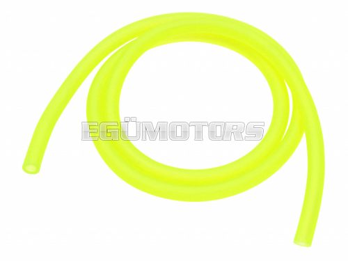 fuel hose neon-colored yellow 1m - 5x9mm