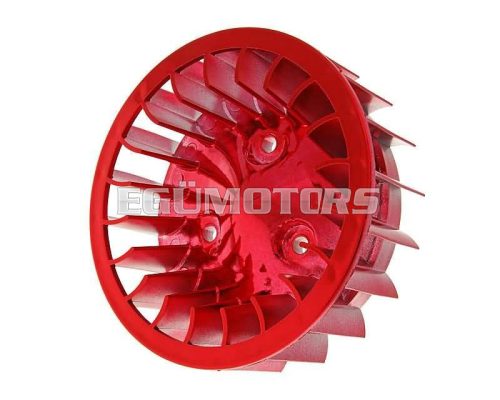 fan wheel red for Minarelli horizontal, Keeway, CPI, 1E40QMB