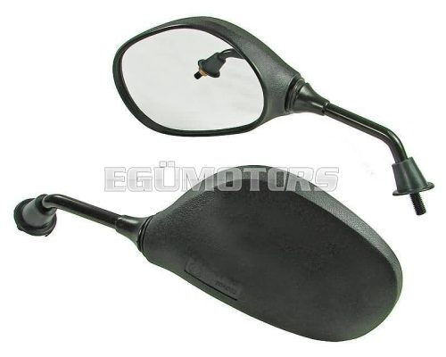 mirror set M8 thread, right side mirror with left-hand thread with E-mark