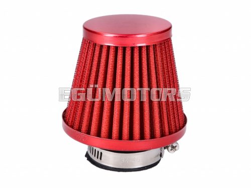 air filter Power 35mm carburetor connection red