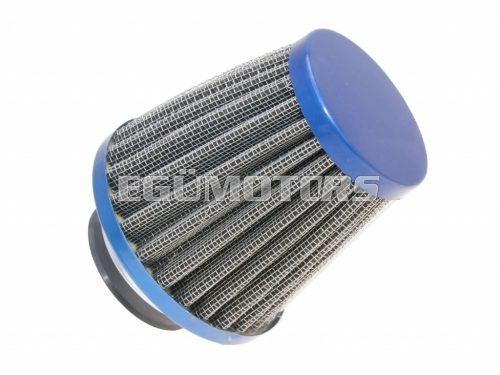 air filter Power 35mm carburetor connection blue