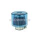 air filter Air-System metal gauze filter 35mm straight version blue shield