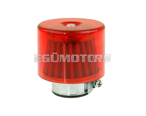 air filter Air-System metal gauze filter 35mm straight version red shield