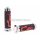 handlebar rubber grip set Custom Flame red