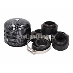   air filter Power aluminum cap / shield 28-47mm carb connection carbon-look