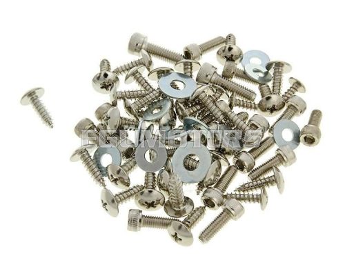 fairing screw set chrome for Yamaha Aerox, MBK Nitro