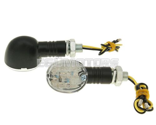 indicator light set M10 thread LED Drop black