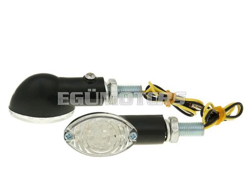 indicator light set M10 thread LED Blast black