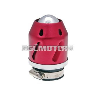   101 Octane Légszűrő Grenade, piros, egyenes kivitel, 42 mm és 35 mm karburátorcsatlakozáshoz