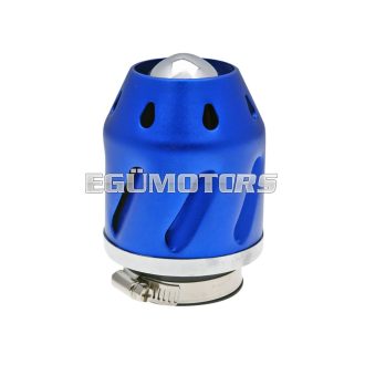   101 Octane Légszűrő Grenade, kék, egyenes kivitel, 42/48 mm karburátorcsatlakozás (adapterrel)
