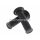 handlebar rubber grip set black