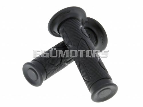 handlebar rubber grip set black