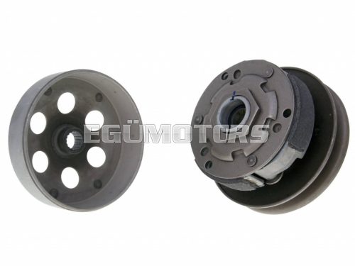 clutch pulley assy with bell for Malaguti Madison, Majesty, MBK Flame