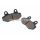 brake pads organic for Peugeot Speedfight 3, Hyosung GT, GV = NK430.21