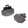 brake pads for Benelli, Gilera DNA 125, 180, Runner 125, 200, Piaggio, Vespa GT, GTS, GTV = NK430.02