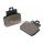 brake pads organic for Piaggio Beverly 400, X-Evo, MP3, X8, X9 = NK430.07