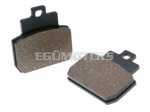 brake pads organic for Piaggio Beverly 400, X-Evo, MP3, X8, X9 = NK430.07