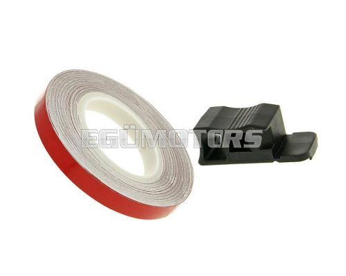 rim tape / wheel stripe 7mm - red - 600cm