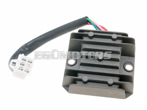 regulator / rectifier 5 wire for SYM, Baotian, Adly (GY6 50-150cc)