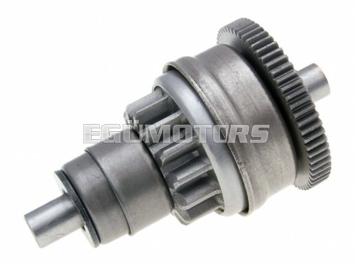 starter bendix gear / starter clutch for Aprilia, Derbi, Gilera, Piaggio 100, 125, 150 2T 4T