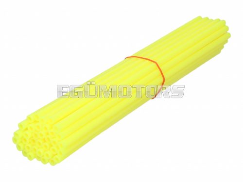 spoke cover set 250mm neon yellow - 36 pcs