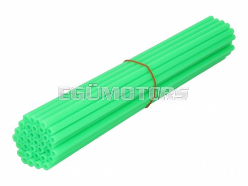 spoke cover set 250mm neon green - 36 pcs