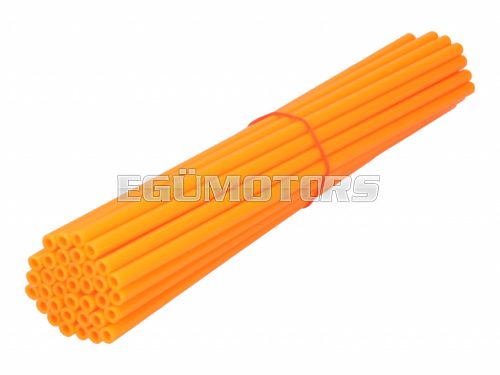 spoke cover set 250mm orange - 36 pcs