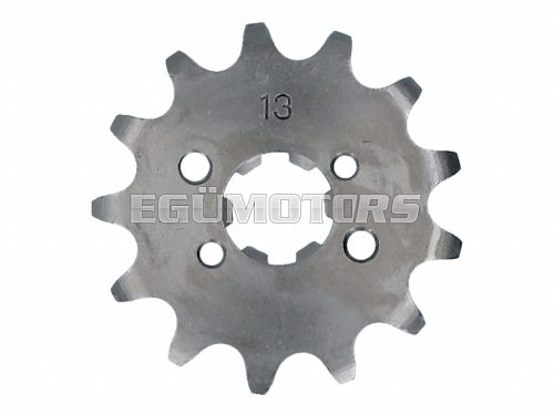 front sprocket 420 - 13 teeth for Derbi D50B0, EBE, EBS