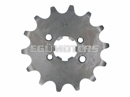 front sprocket 420 - 14 teeth for Derbi D50B0, EBE, EBS