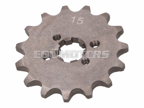 front sprocket 420 - 15 teeth for Derbi D50B0, EBE, EBS