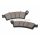 brake pads organic for Aprilia Atlantic, Kymco People GT, Malaguti, Piaggio