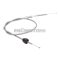 choke cable silver-grey w/ set screw for Simson KR51/1 Schwalbe (-1975)