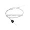 choke cable grey w/ set screw for Simson KR51/1 Schwalbe (-1975)