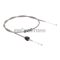 front brake cable silver-grey for Simson KR51/1, KR51/2 Schwalbe, SR4-2 Star, SR4-3 Sperber, SR4-4