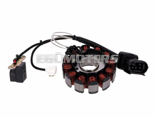 alternator stator for Aprilia, Gilera, Derbi, Piaggio, Vespa 125cc, 200cc