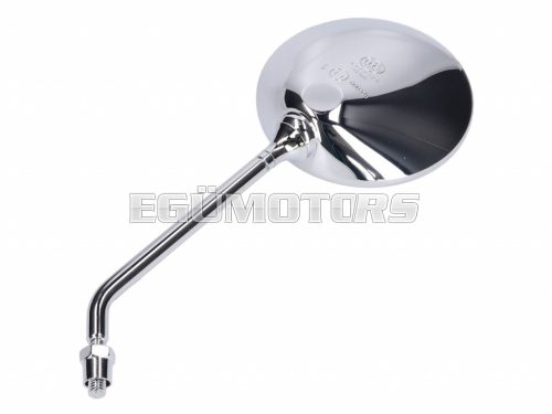 mirror left M8 chromed for Vespa LX 50 2-, 4-stroke, Liberty 50-200 4-stroke