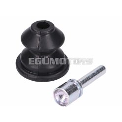   brake pump bolt w/ rubber dust boot for Aprilia RX, SX, Derbi Senda, Rieju MRT