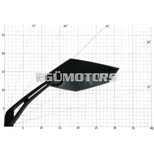 101 Octane RS tükörpár, M8, jobb-jobb